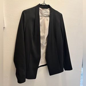 Aritzia Babaton “Keith” Open Front Women’s Blazer, Black, Size 6